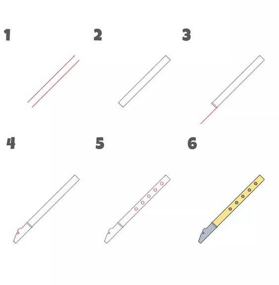 Flute idea (7) Drawing Ideas