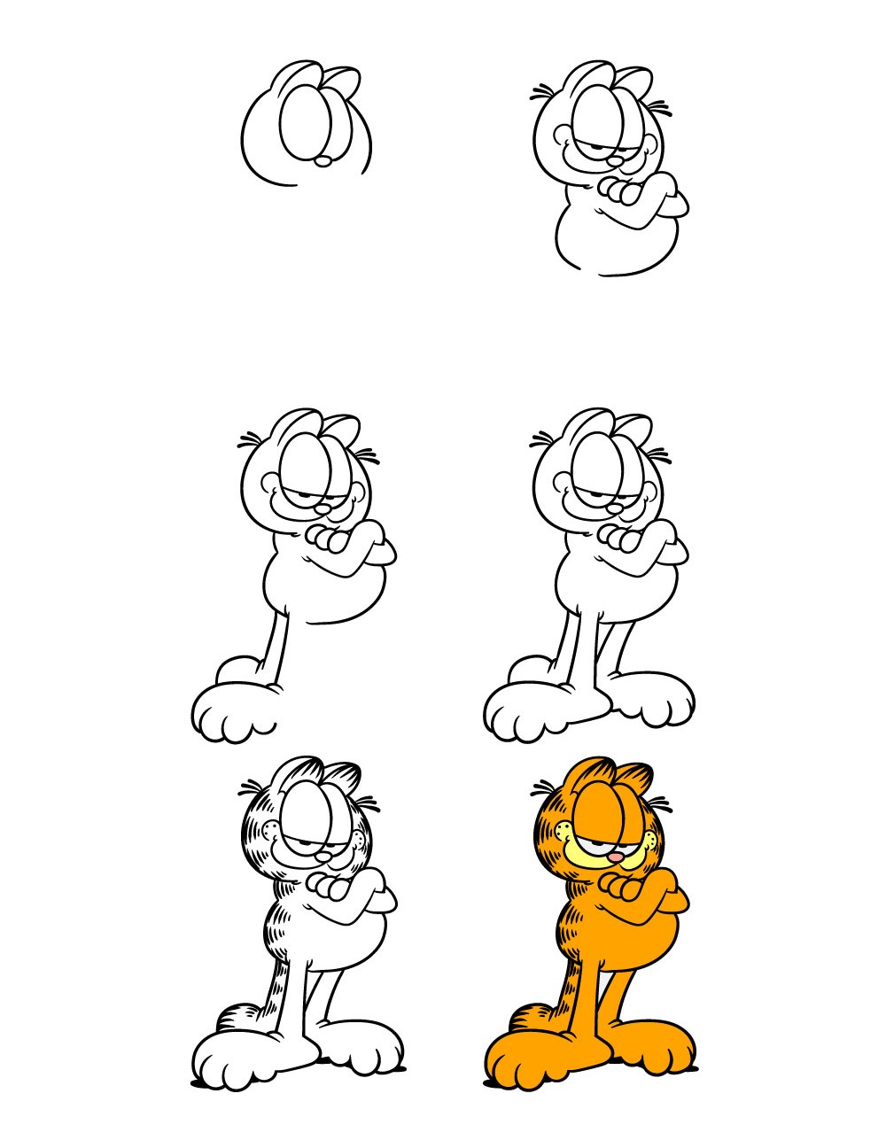 Garfield idea (10) Drawing Ideas