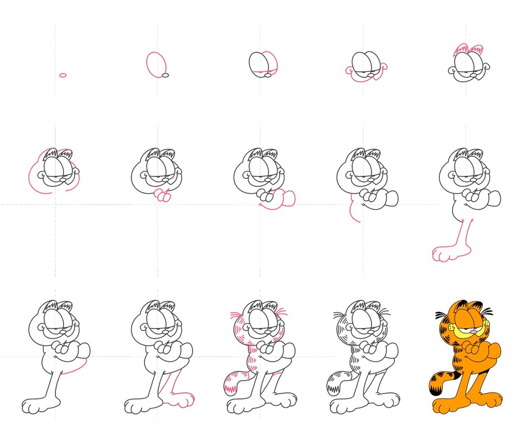 Garfield idea (12) Drawing Ideas