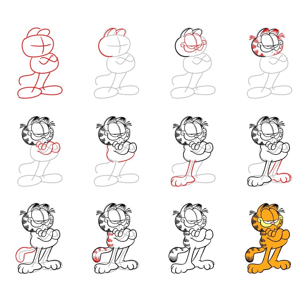 Garfield idea (14) Drawing Ideas