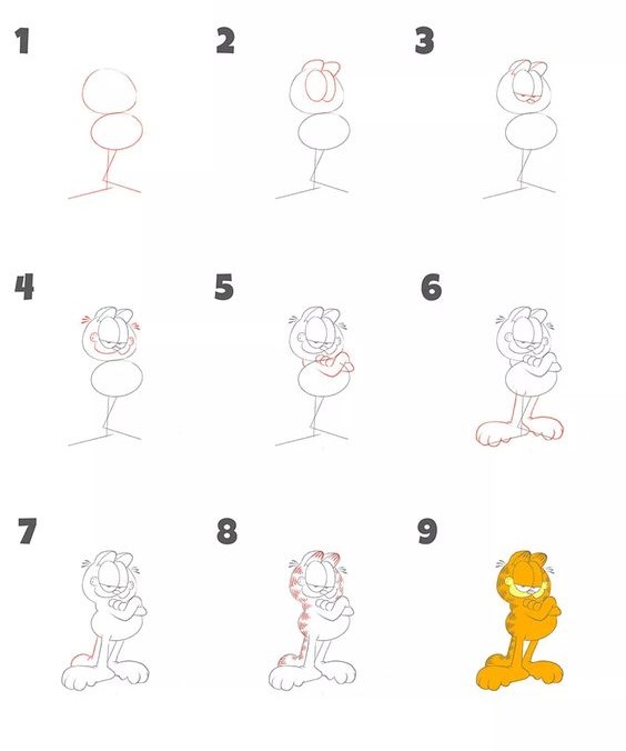 Garfield idea (7) Drawing Ideas