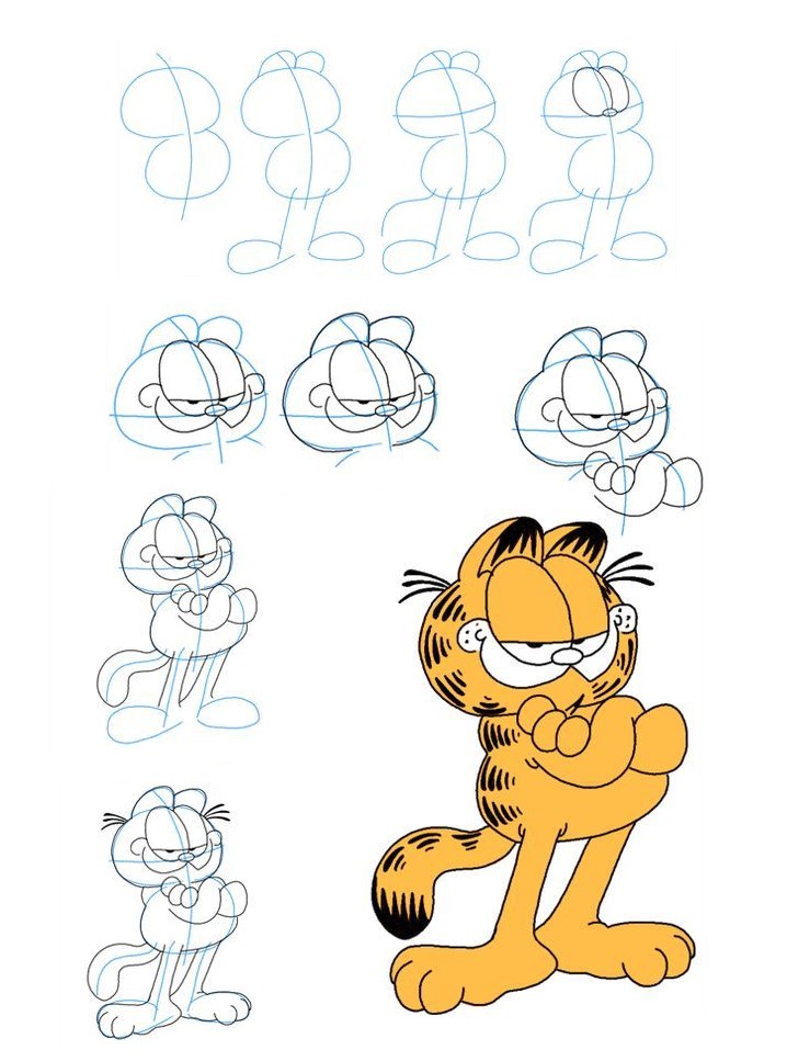 Garfield idea (8) Drawing Ideas