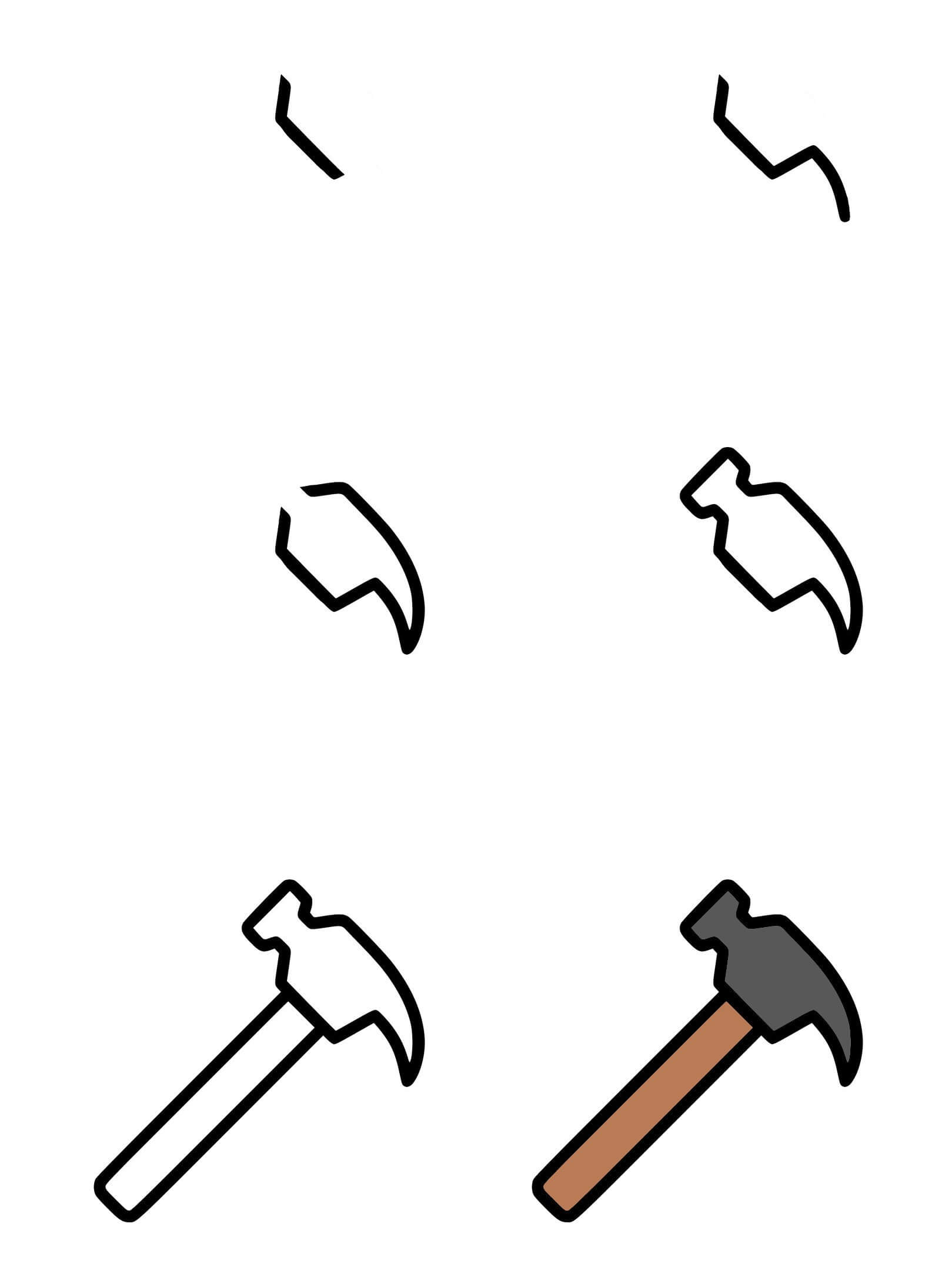 How to draw Hammer idea (1)