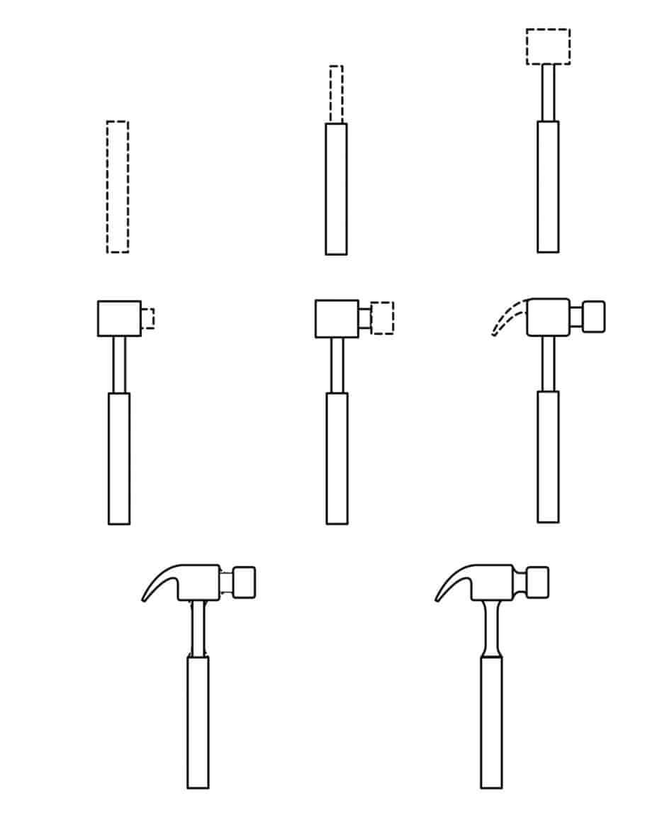 How to draw Hammer idea (20)