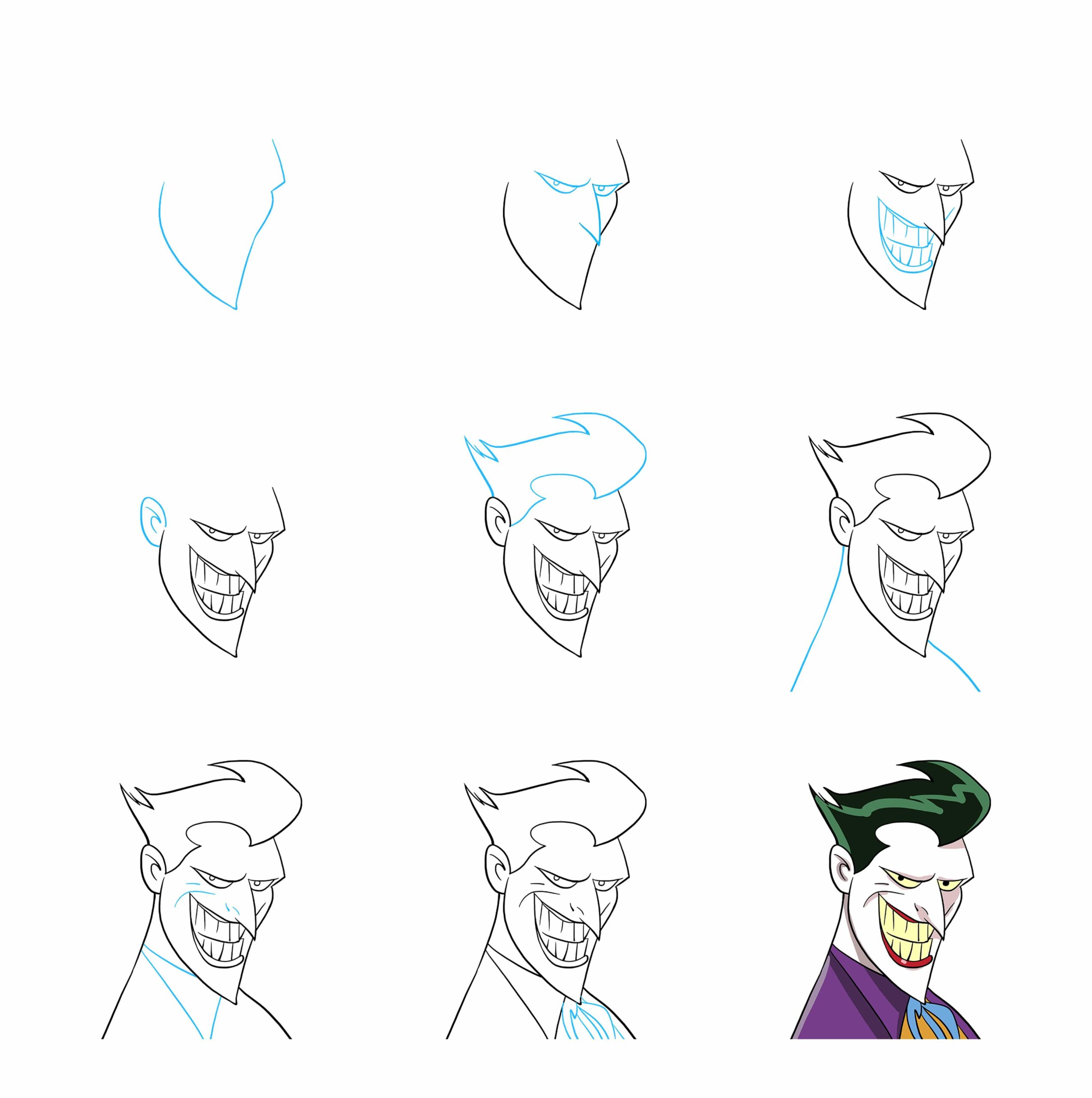 How to draw Joker idea (11)