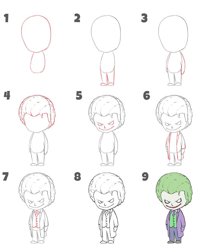 Joker idea (25) Drawing Ideas