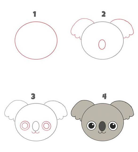 Koala idea (12) Drawing Ideas