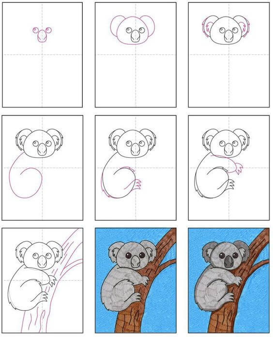 Koala idea (2) Drawing Ideas