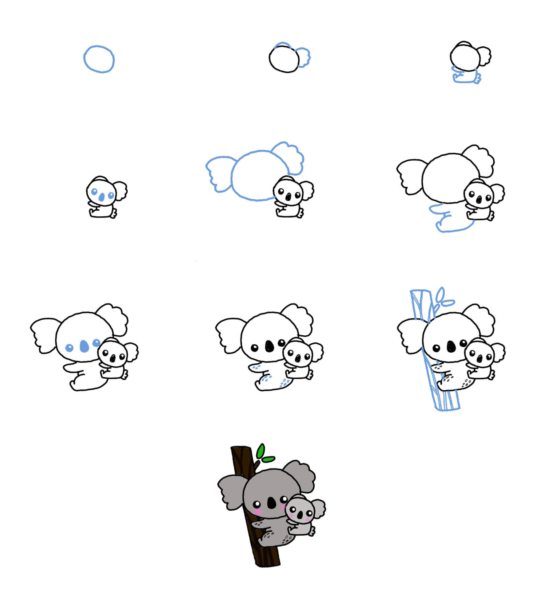 How to draw Koala idea (26)