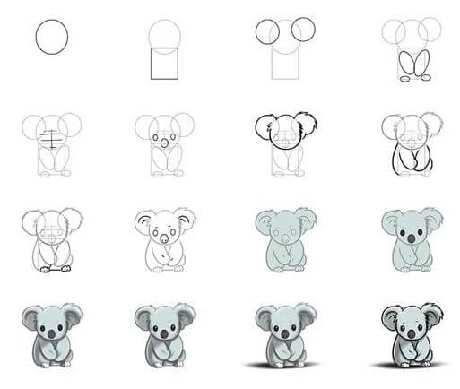 Koala idea (4) Drawing Ideas