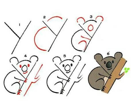 How to draw Koala idea (5)