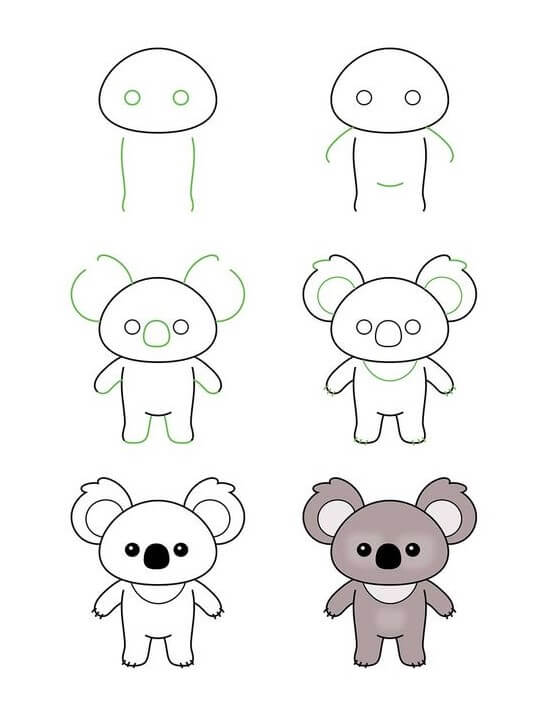 Koala idea (6) Drawing Ideas