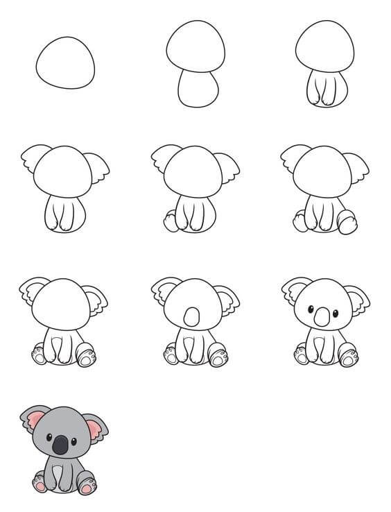 Koala idea (8) Drawing Ideas