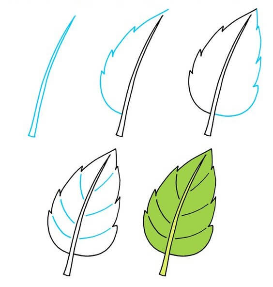 Leaves idea (12) Drawing Ideas