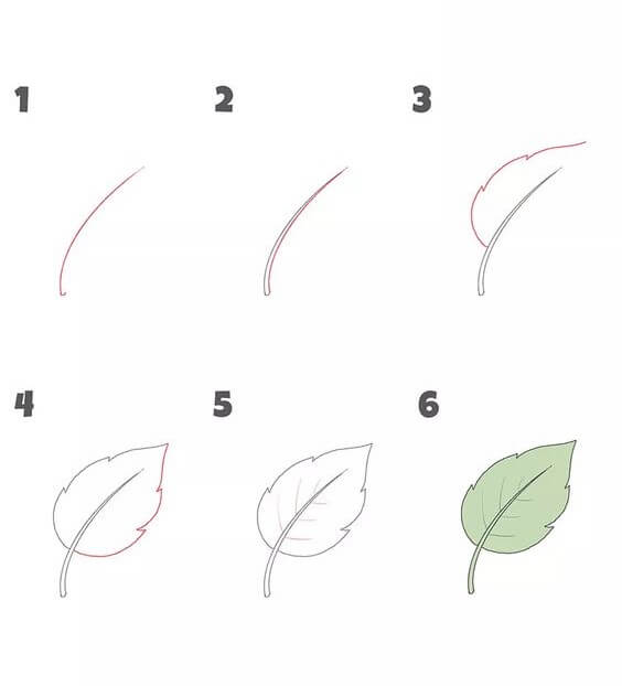 Leaves idea (14) Drawing Ideas