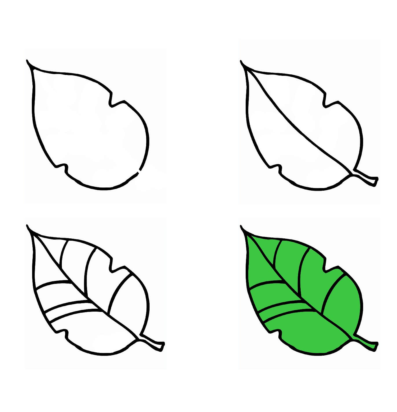 Leaves idea (19) Drawing Ideas