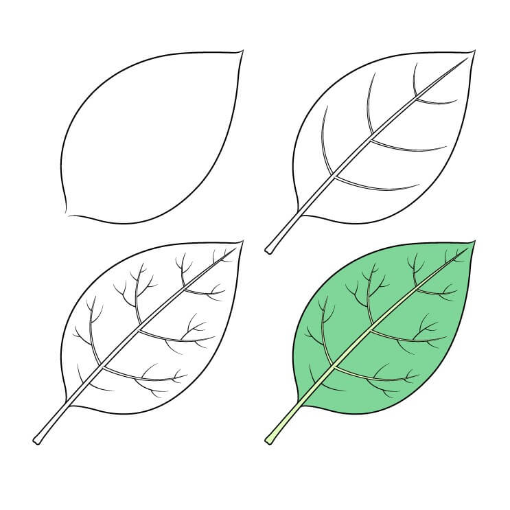 Leaves idea (2) Drawing Ideas