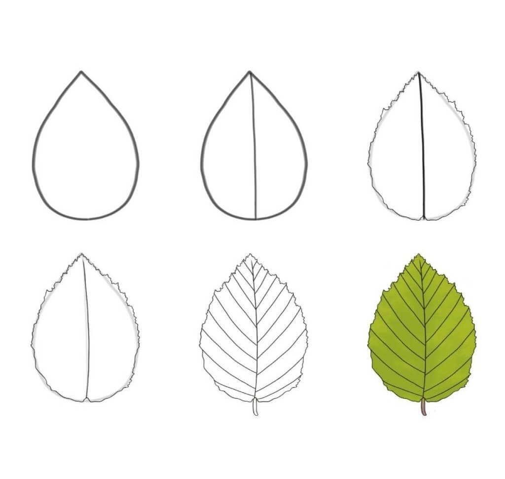 Leaves idea (24) Drawing Ideas