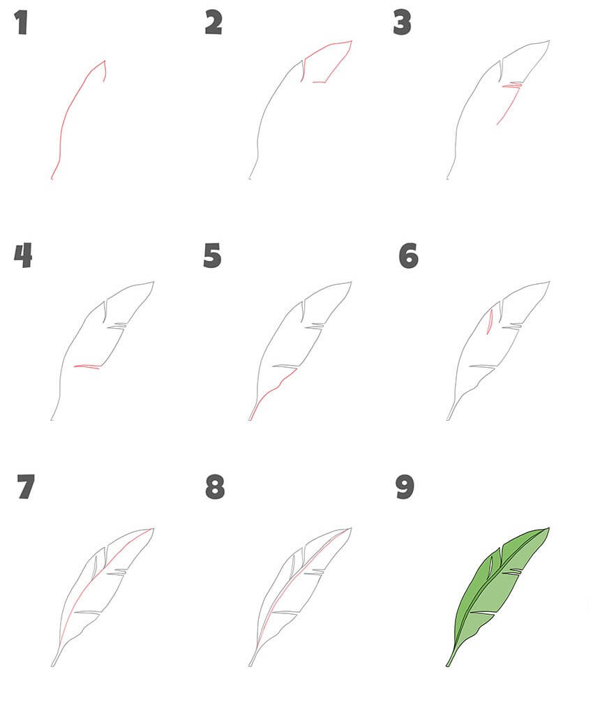 Leaves idea (25) Drawing Ideas