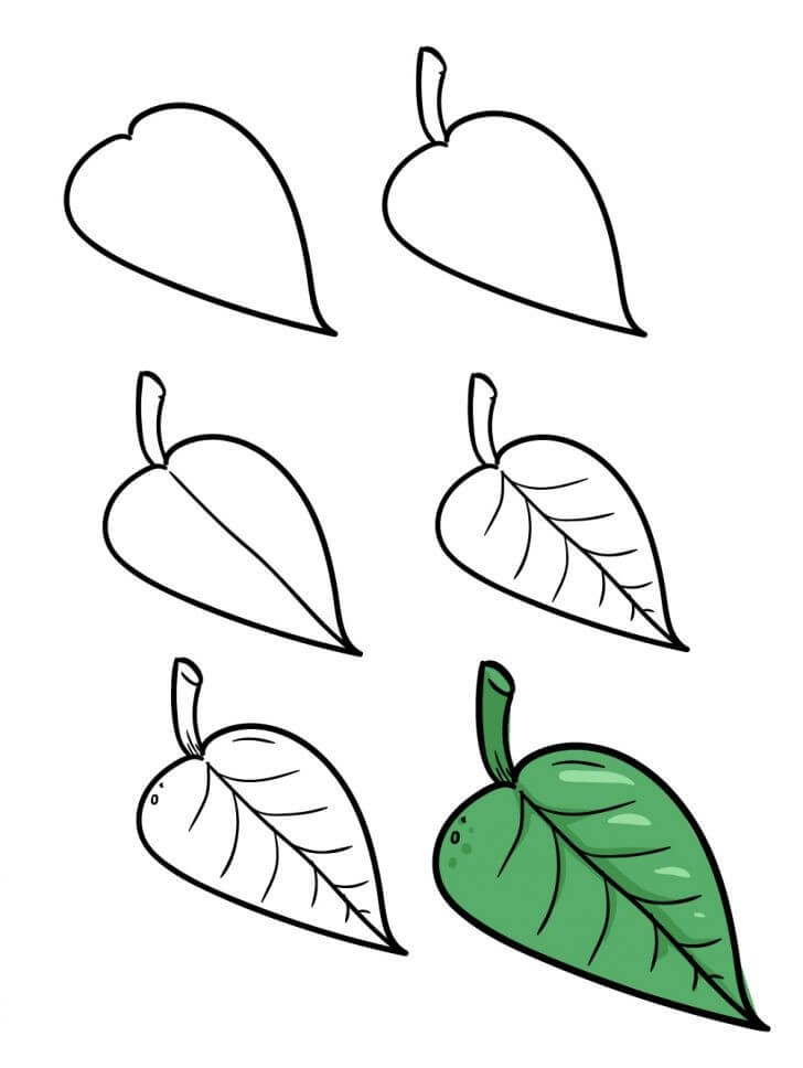 Leaves idea (26) Drawing Ideas