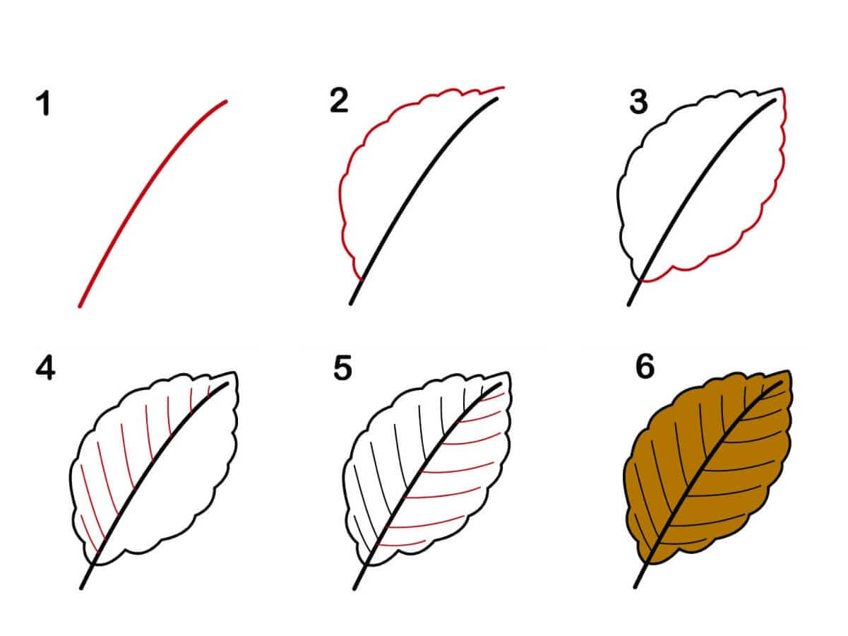 Leaves idea (27) Drawing Ideas