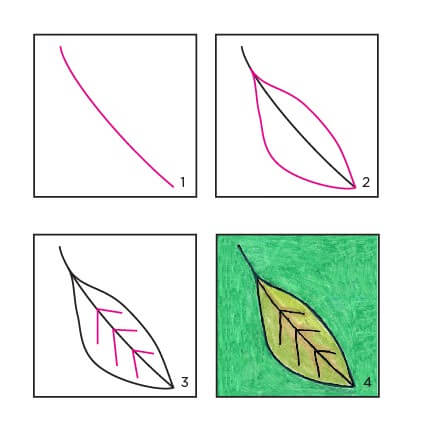 Leaves idea (7) Drawing Ideas