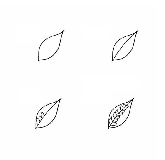 Leaves idea (8) Drawing Ideas