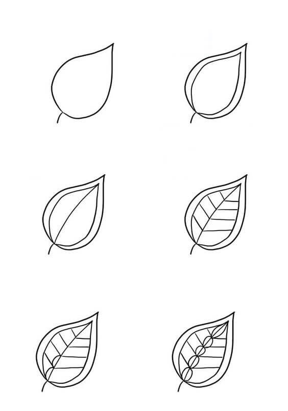 Leaves idea (9) Drawing Ideas