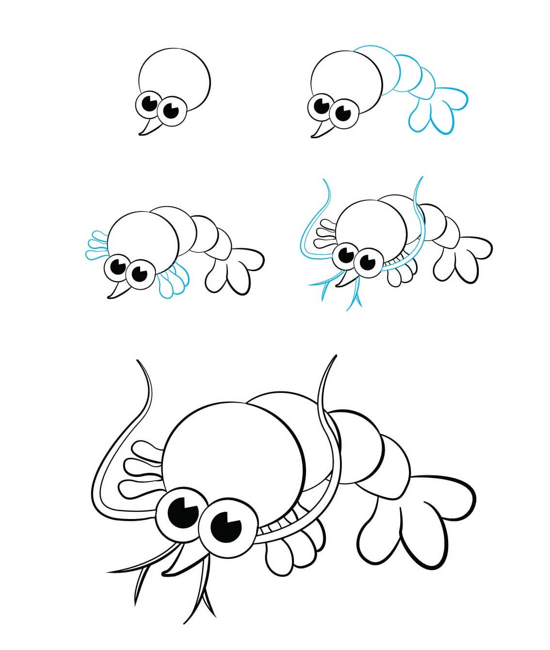 How to draw Lobster idea (18)