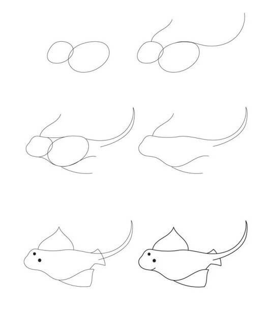 Manta ray idea (9) Drawing Ideas