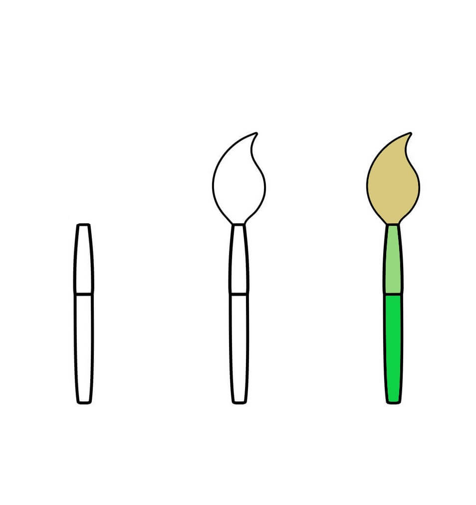 How to draw Paintbrush idea (14)