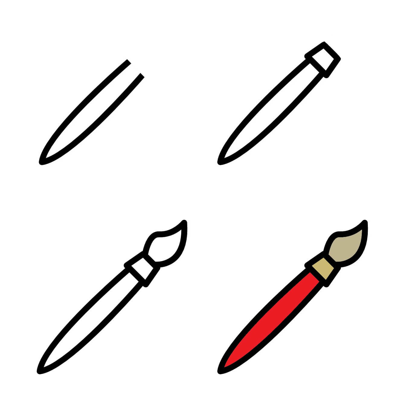 Paintbrush idea (2) Drawing Ideas