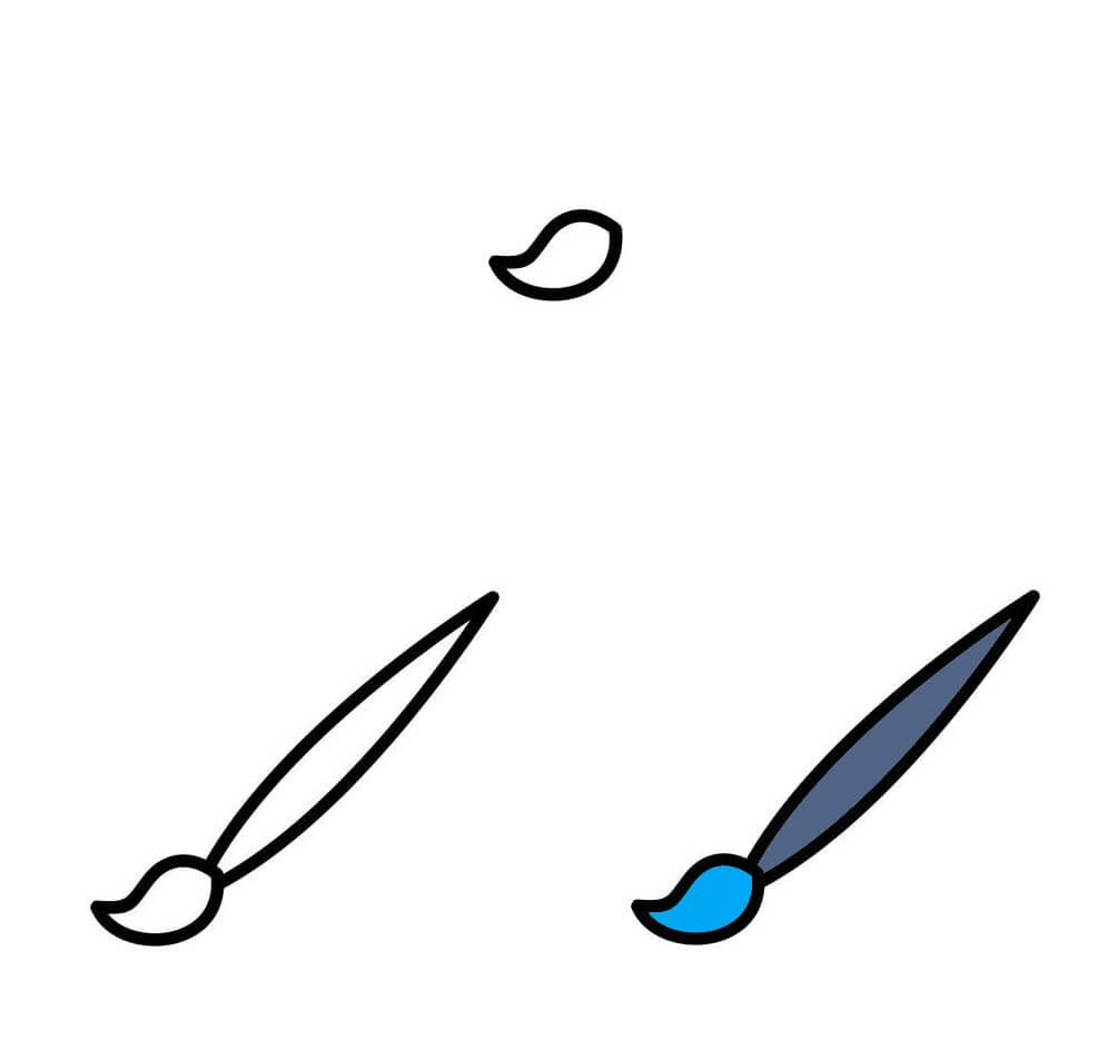 How to draw Paintbrush idea (4)