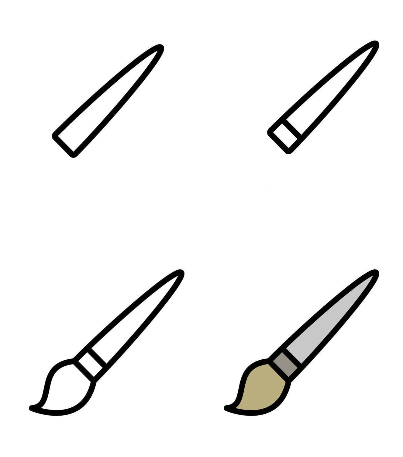 Paintbrush idea (6) Drawing Ideas