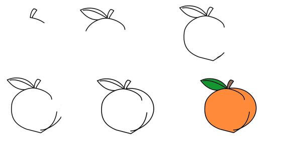 How to draw Peach idea (12)