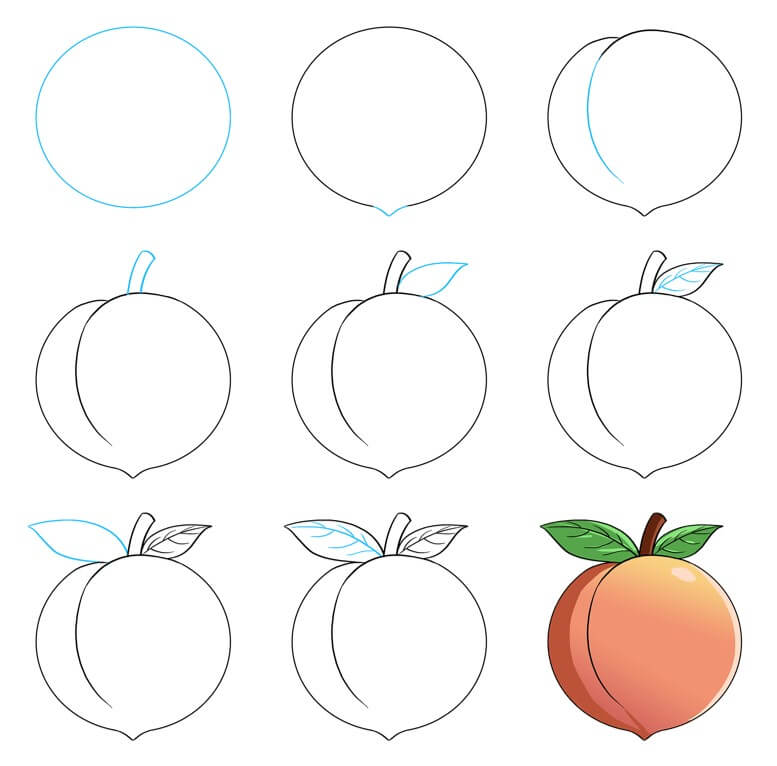 How to draw Peach idea (18)