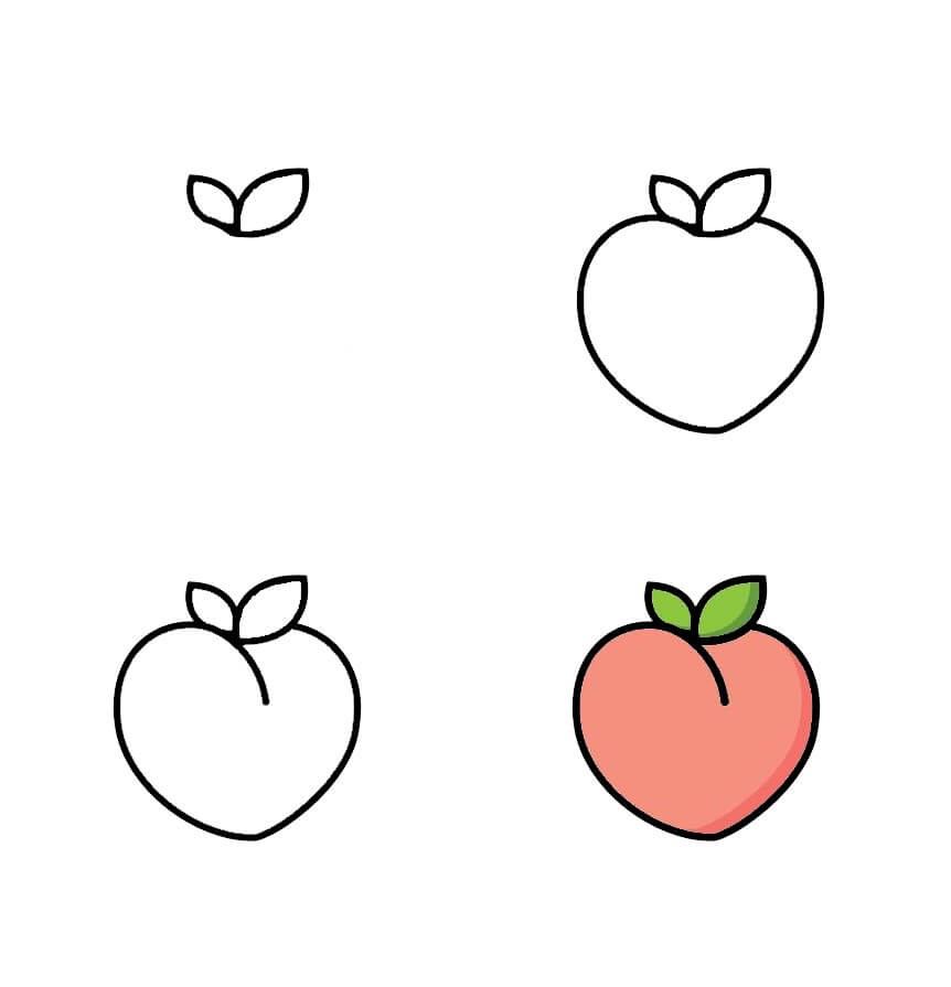 Peach idea (6) Drawing Ideas