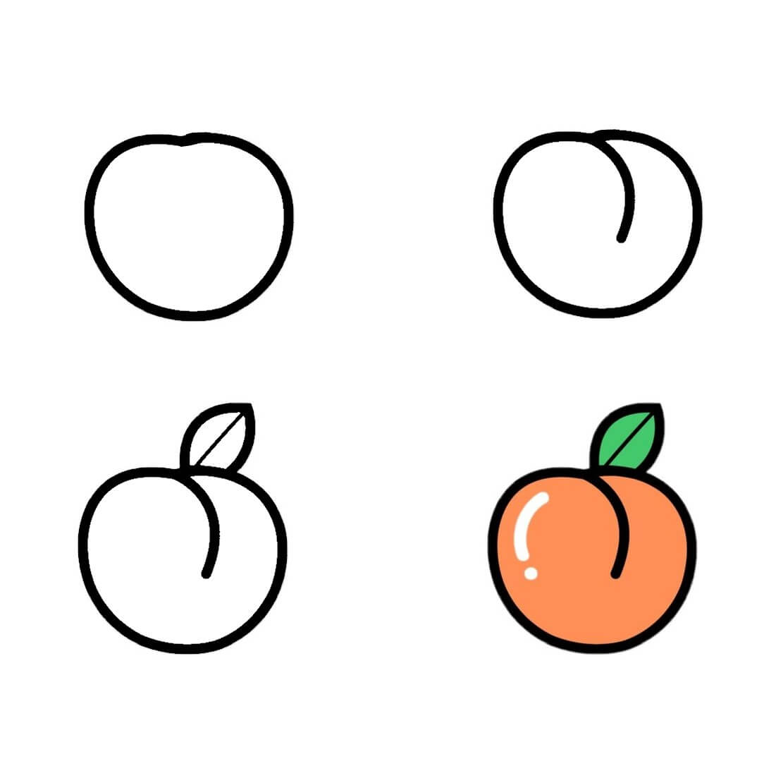 Peach idea (8) Drawing Ideas