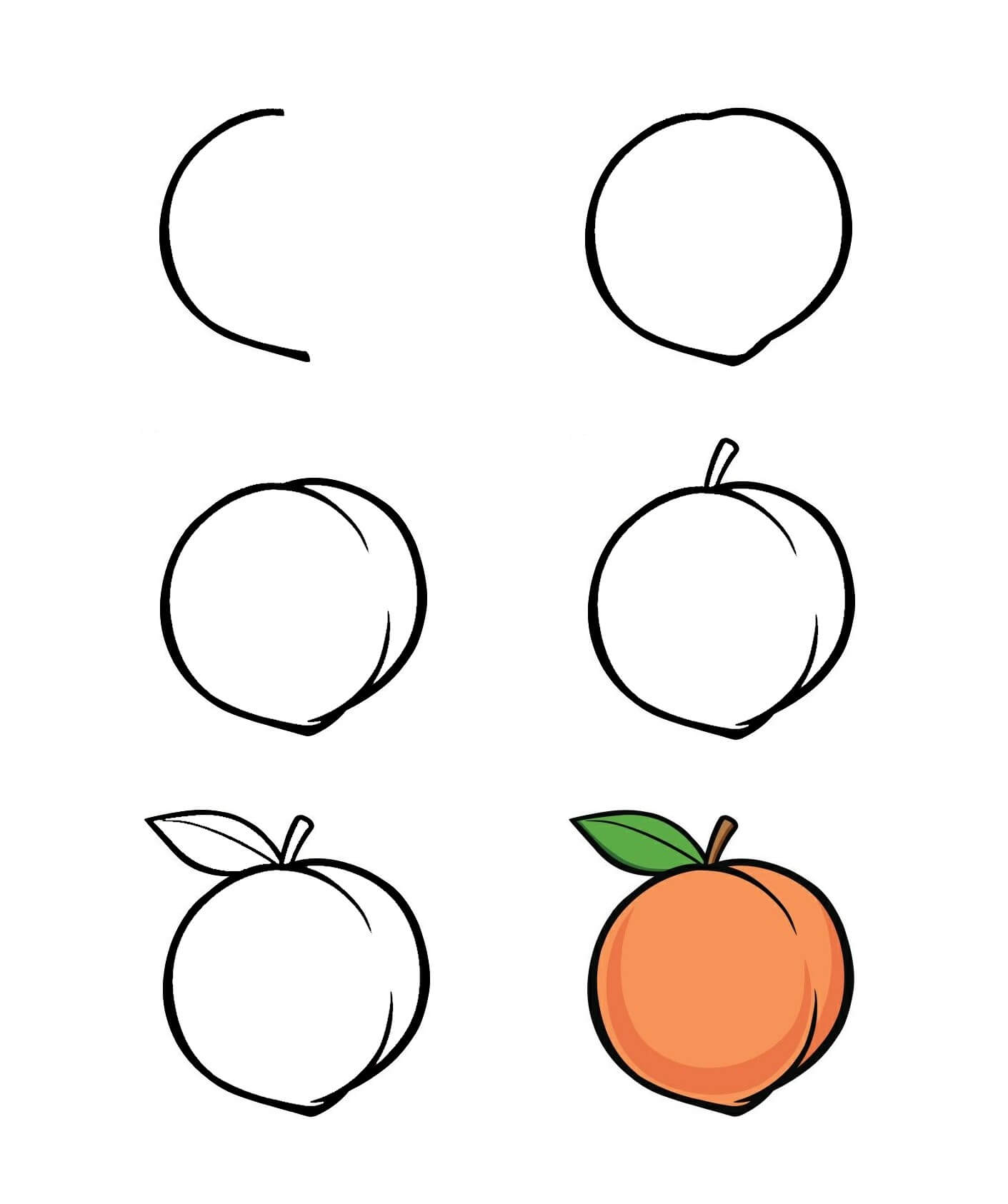 Peach idea (9) Drawing Ideas