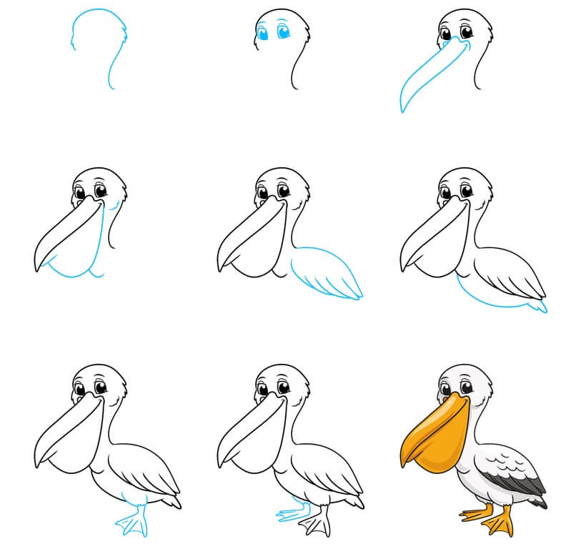 pelican idea (11) Drawing Ideas