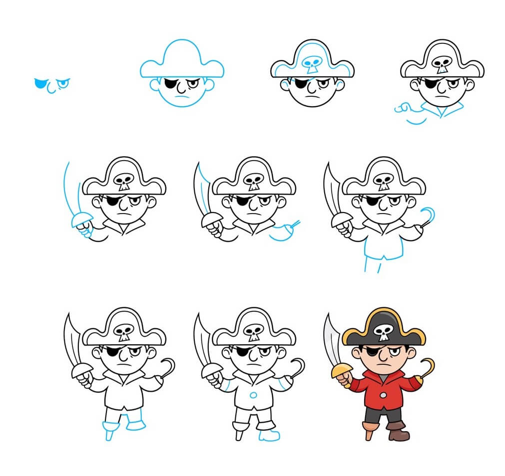 Pirate idea (15) Drawing Ideas