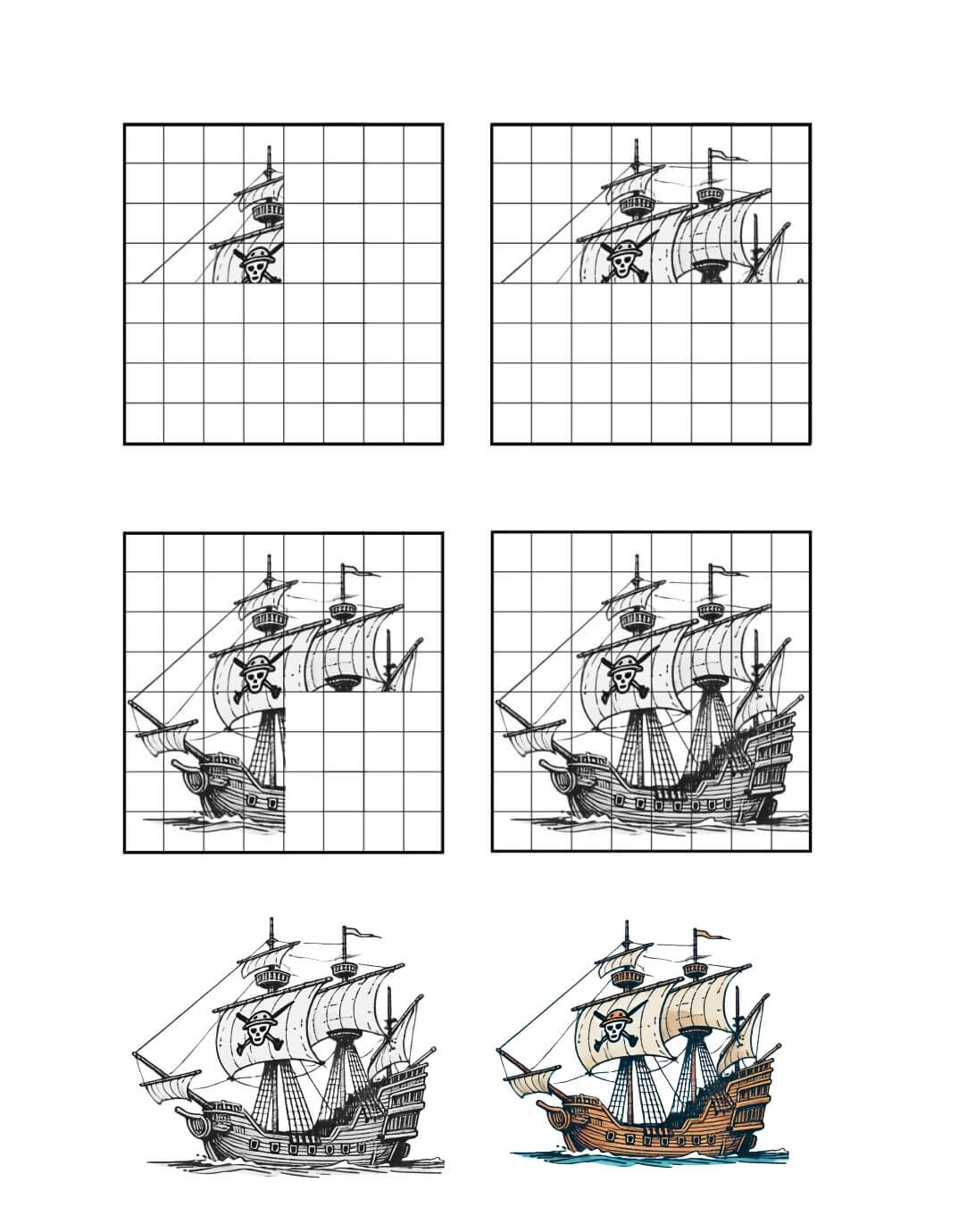 Pirate ship idea (15) Drawing Ideas