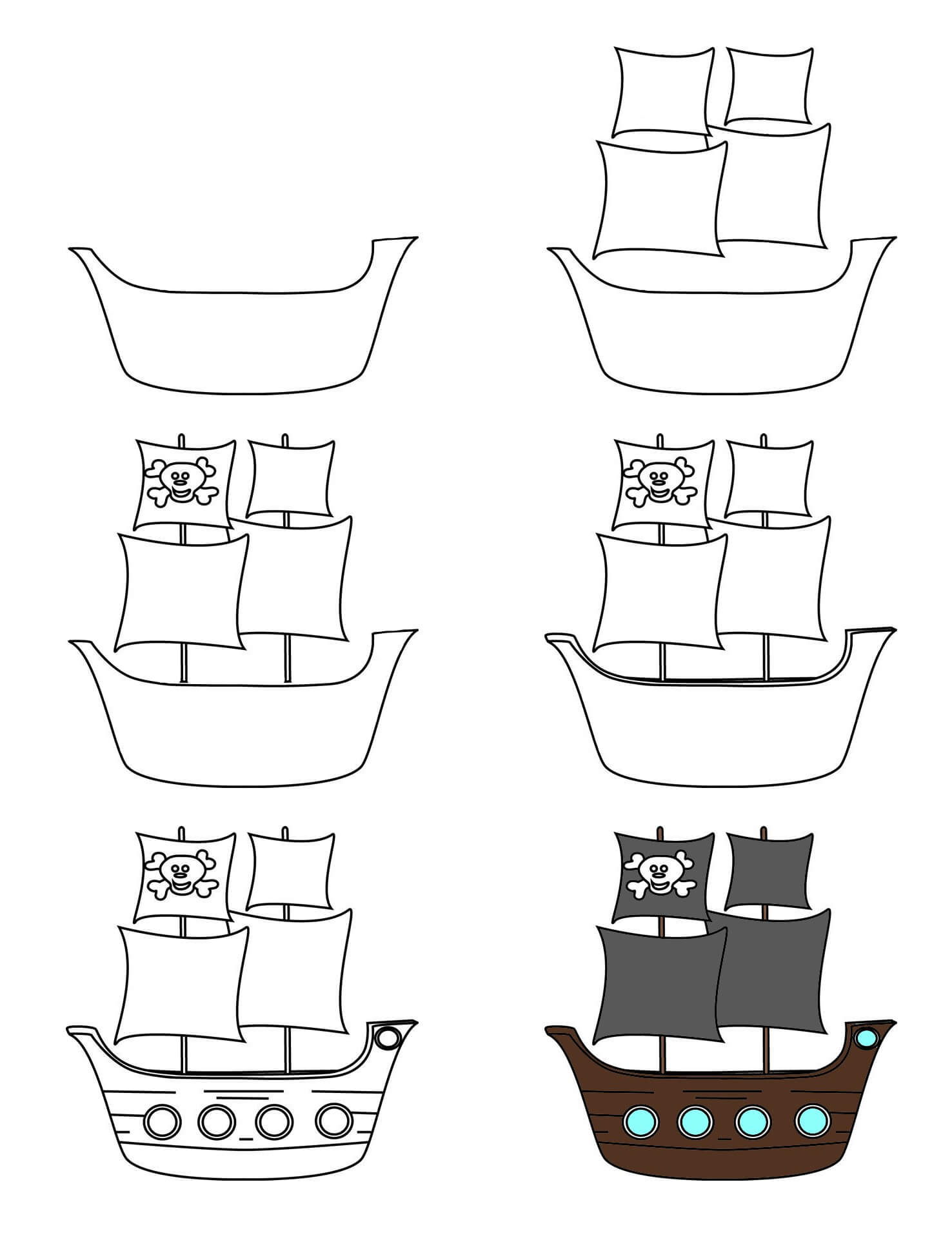 Pirate ship idea (3) Drawing Ideas