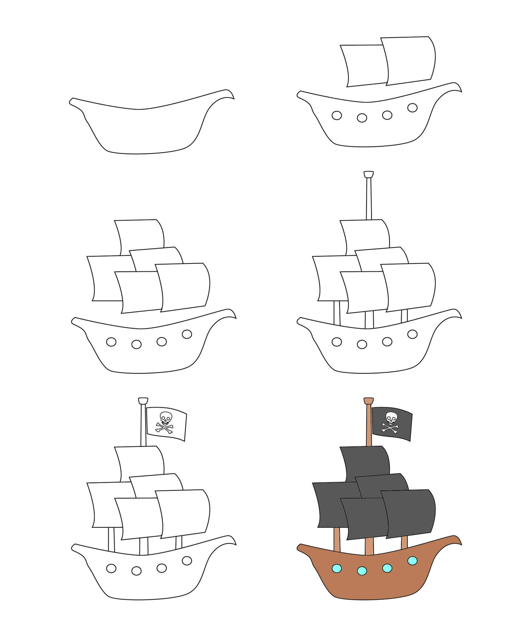 Pirate ship idea (4) Drawing Ideas