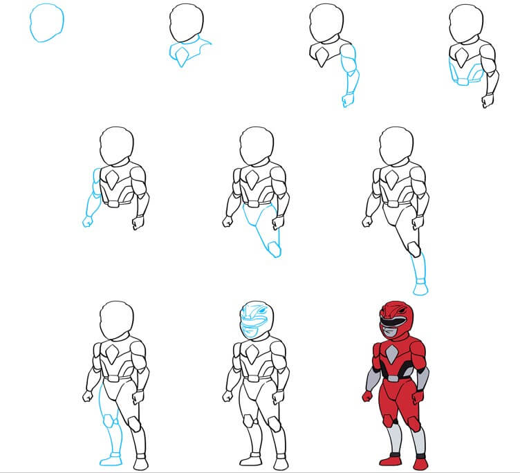 Power ranger idea (2) Drawing Ideas