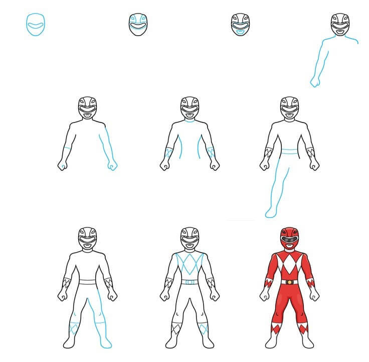 Power ranger idea (6) Drawing Ideas