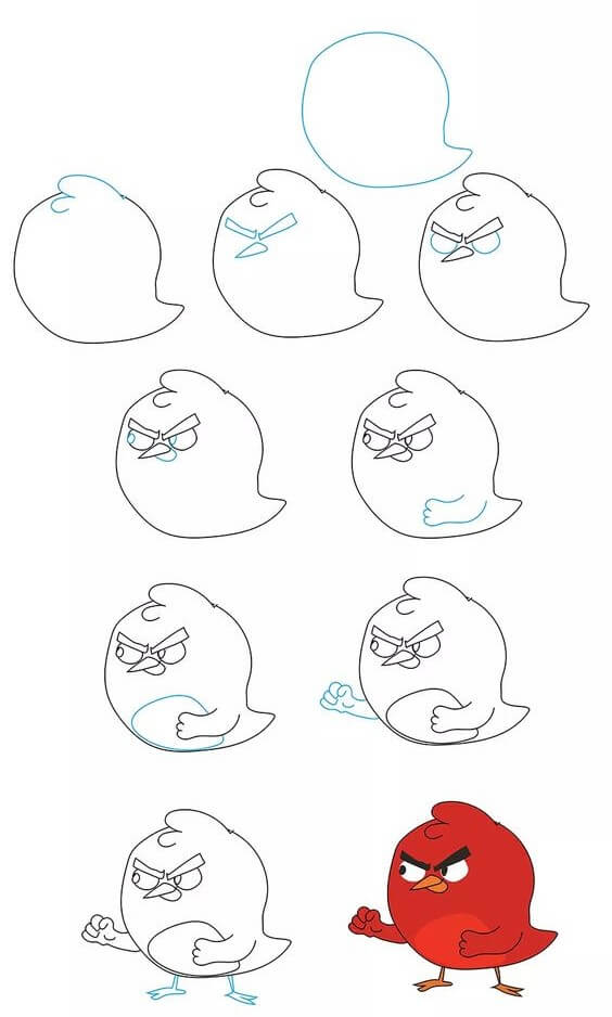 How to draw Red idea (2)