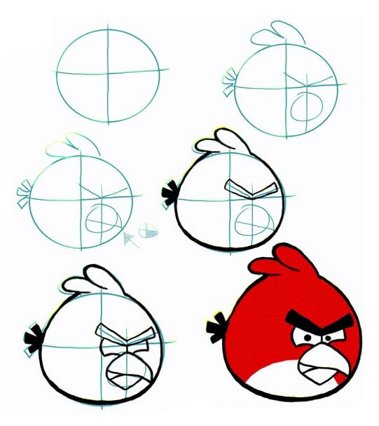 How to draw Red idea (3)