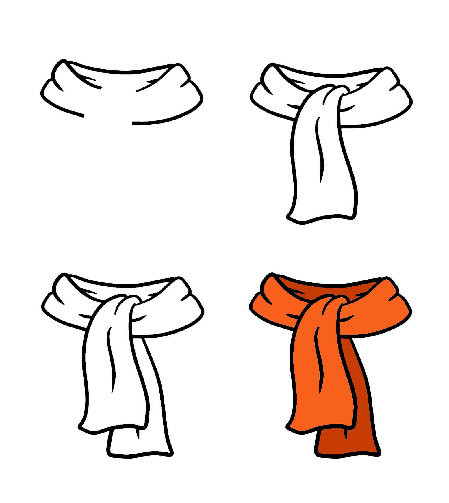 Scarf idea (2) Drawing Ideas