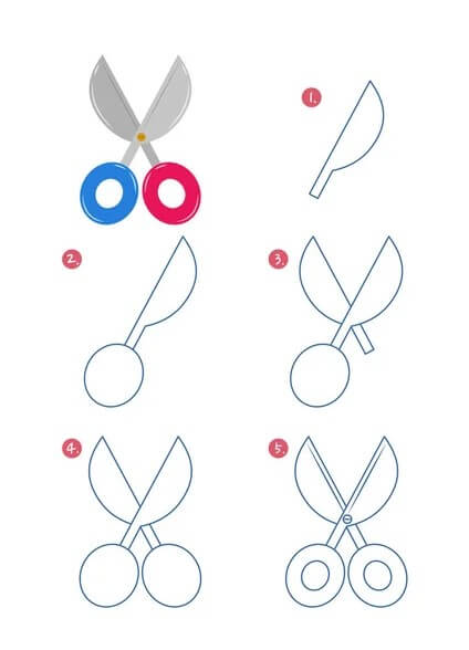 How to draw Scissors idea (10)